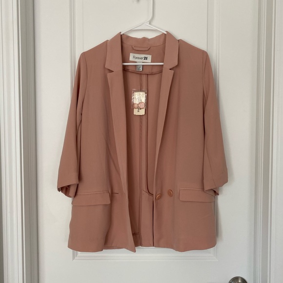 Forever21 Oversized Pink Blazer - Picture 1 of 8